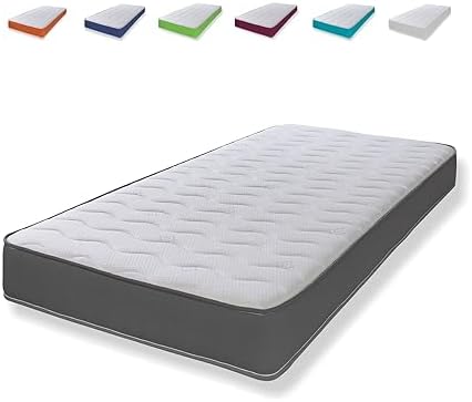 Foam Spring Coil | Cooltouch | | & eXtreme 3ft Hybrid ltd Bed Mattress | x | Cooltouch Grey Single Plush (90cm Deep | Maximum Feel Sleep | Plus Memory 190cm) Surface Colours Value comfort 18cm