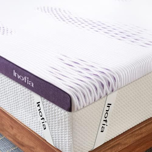 (120x190) Relief for Inofia Cover, 100-Night Sleep with Memory Topper Easy, Trail Double, Firmness 2 Bed Washable Topper Sleep Mattress Layer Home Foam Small Foam 8CM Rest Cooler, Pressure Gel GELEX