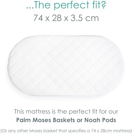 Moses Basket Quilted Mattress 74×28