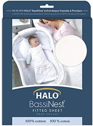 BassiNest Cotton Fitted Sheet