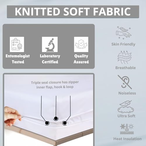 Double Waterproof Mattress Encasement 138×190×30
