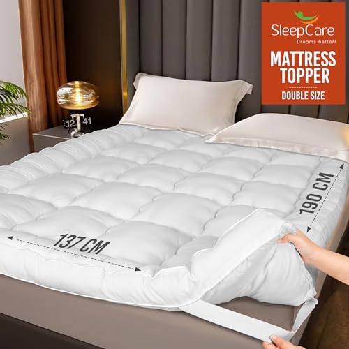 Double Quilted Mattress Topper Thick