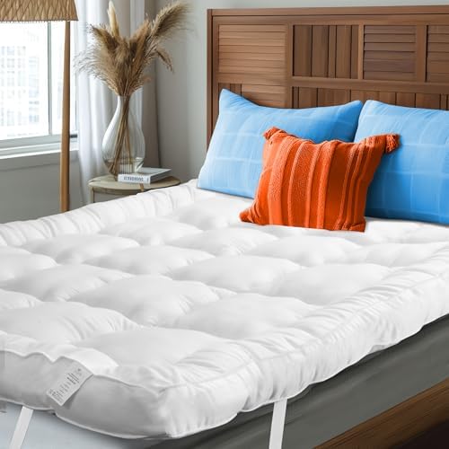 Double Quilted Mattress Topper Thick